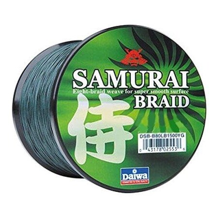 Daiwa Samurai Braided Line 55Lb 300Yd Filler Spool Green DSB-B55LB300YG